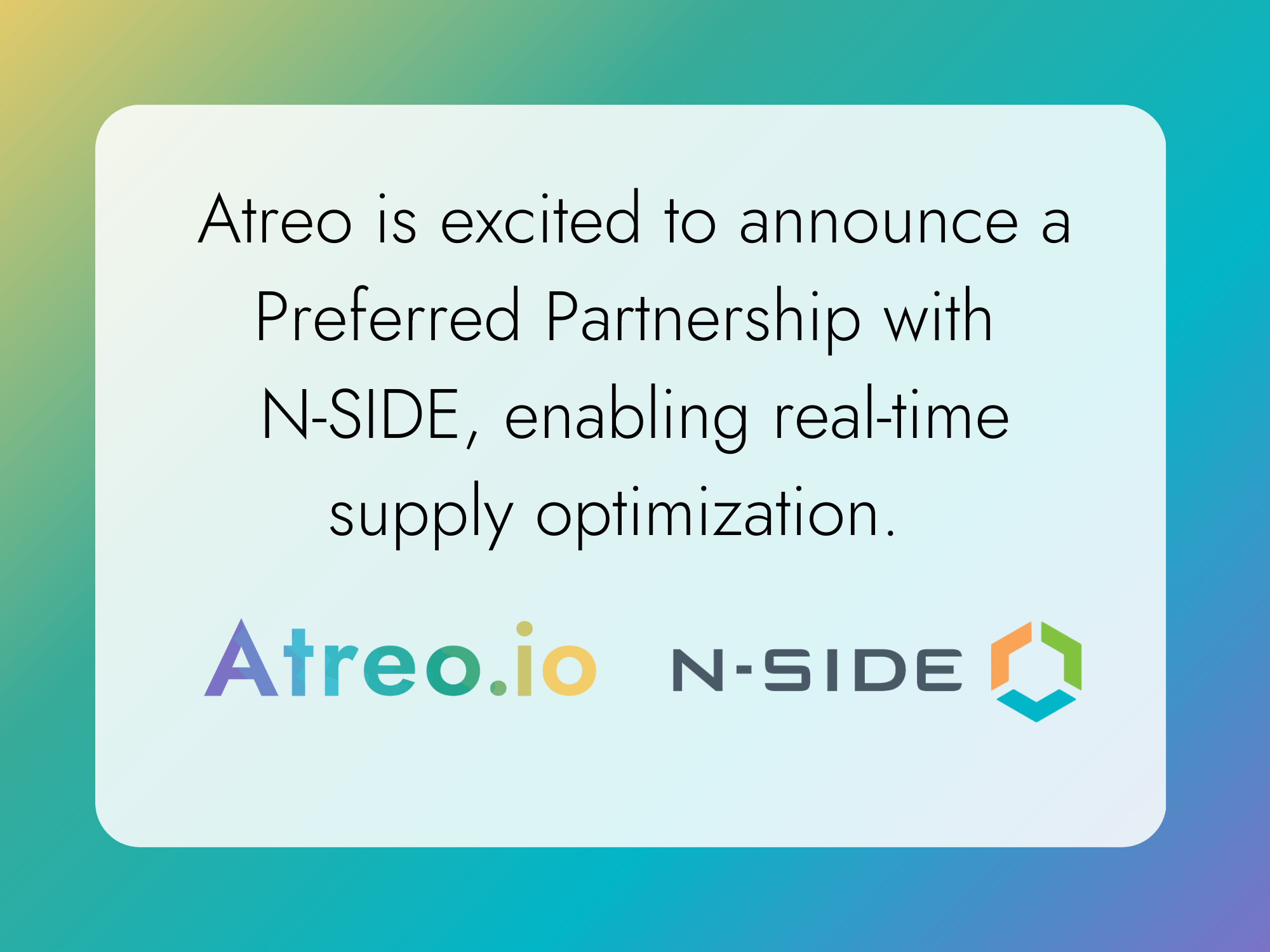 Atreo and N-SIDE Announce Preferred Partnership to Optimize Clinical Trial Operations
